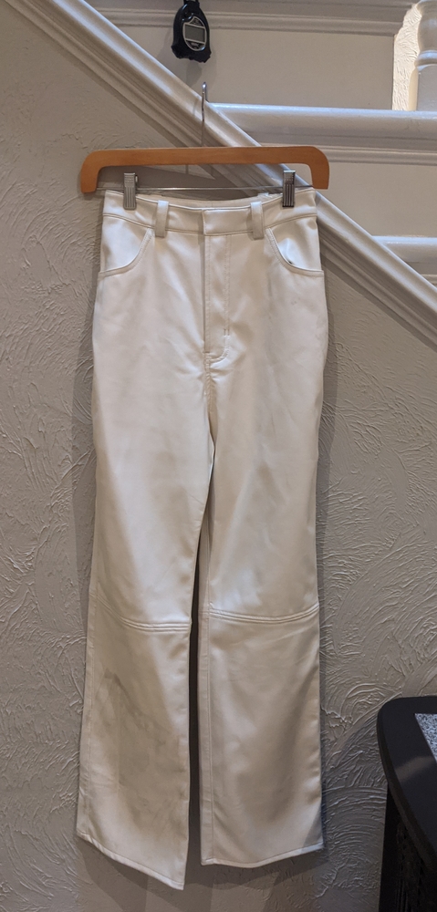 House of CB patent leather straight pants